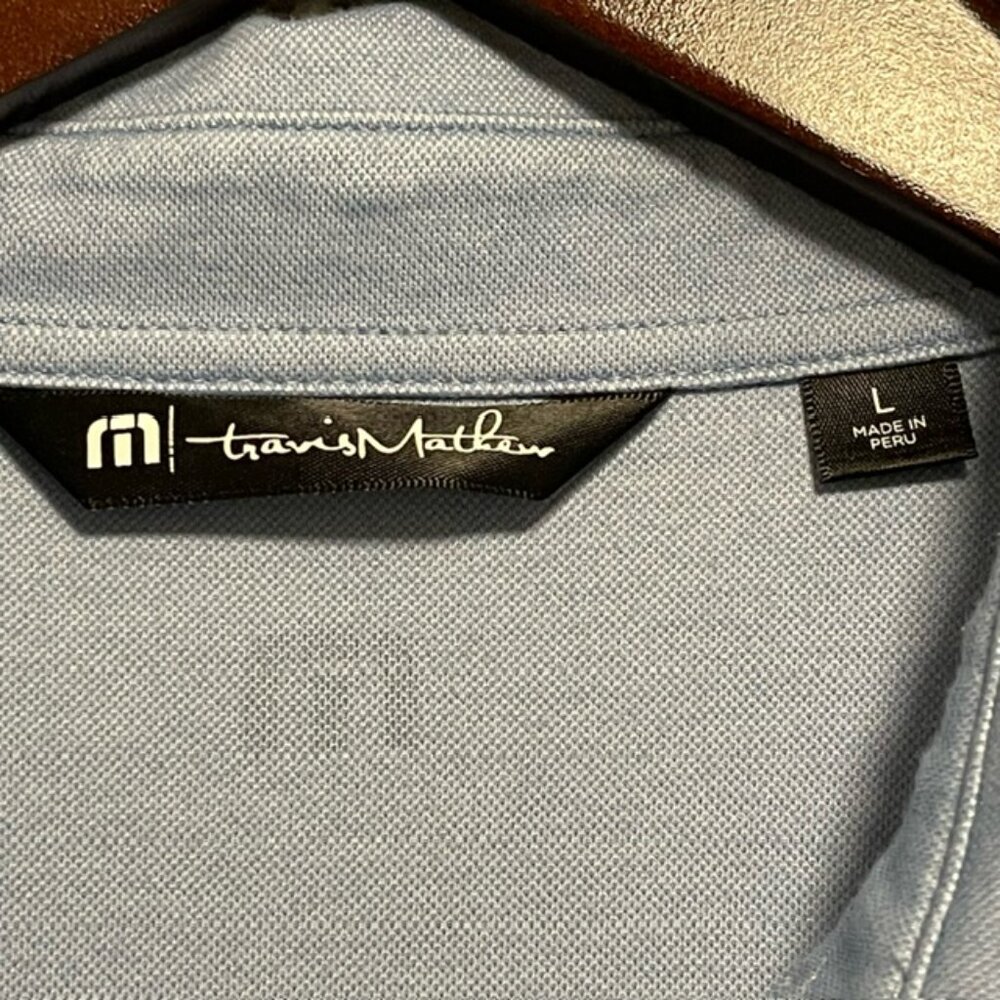 Travis Mathew Sandler Golf Polo Mens L Large Short Sleeve Performance Stylish - Picture 4 of 16